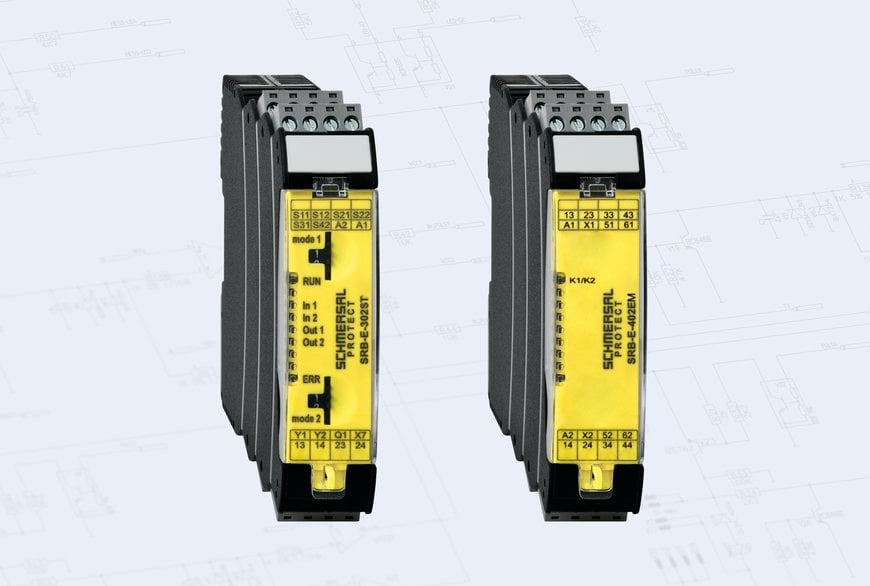 NEW SCHMERSAL MODULES FOR EFFICIENT AND SAFE SIGNAL EVALUATION